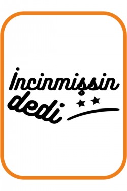 Incinmişsin Dedi Oto Sticker 20x10 Cm Siyah