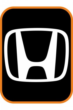 Honda Sunroof Cam Oto Sticker Büyük Boy 40x30 Cm Beyaz