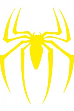 Örümcek Marvel Oto Sticker Sarı