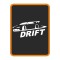 Drift Oto Sticker 20x10 Cm Beyaz