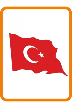 Dalgalanan Ay Yıldız Hilal Bayrak Oto Sticker 20x15 Cm Dalgalanan Ay Yıldız Hilal Bayrak Oto Sticker 20x15 Cm