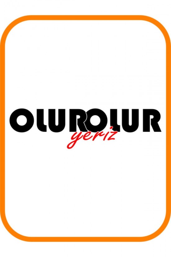 '' Olur Olur Yeriz '' Oto Sticker Motor Sticker 20x7 Cm Siyah