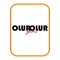 '' Olur Olur Yeriz '' Oto Sticker Motor Sticker 20x7 Cm Siyah