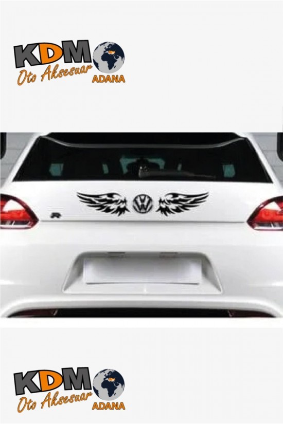 Angels Kanat Logo Kanat Oto Sticker Sarı Angels Kanat Logo Kanat Oto Sticker Sarı