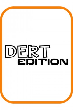 '' Dert Edition '' Oto Sticker Motor Sticker 25x8 Cm Siyah