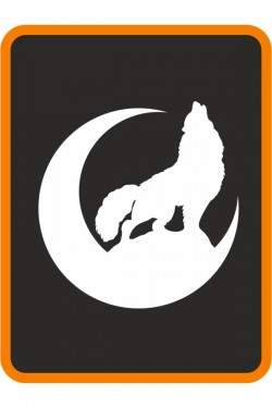 Bozkurt Hilal Oto Sticker 15x15 Cm Beyaz Bozkurt Hilal Oto Sticker 15x15 Cm Beyaz