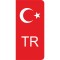 Plaka Tr Sticker 2 Adet, Plaka Sticker, Oto Sicker, Araç Sticker