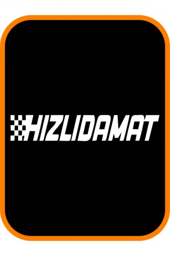 Hızlı Damat Oto Sticker 25x5 Cm Beyaz