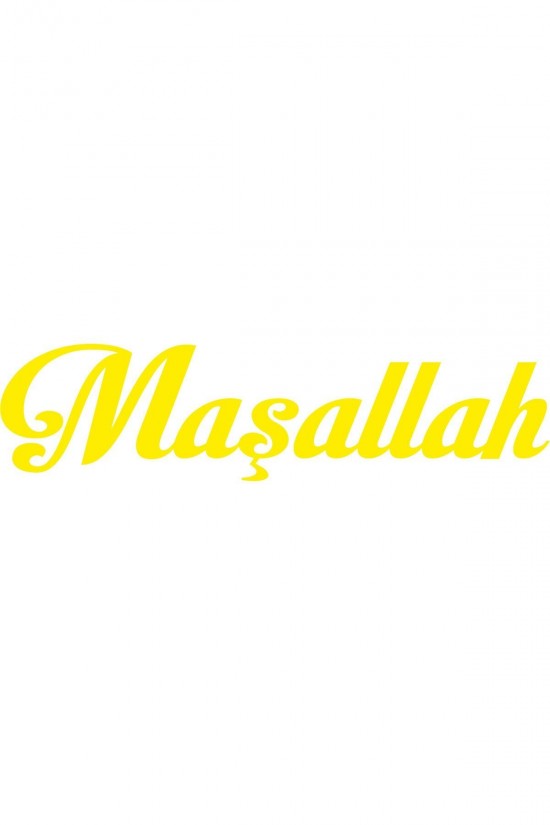 Maşallah Oto Sticker Sarı