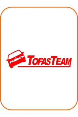 Tofaş Oto Sticker 40x10 Cm Kırmızı