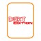 '' Dert Edition '' Oto Sticker Motor Sticker 25x8 Cm Kırmızı