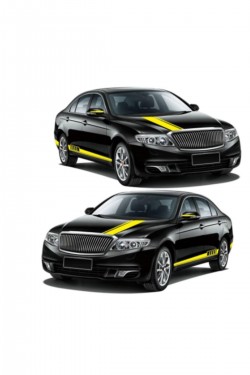 6 Parça Takım Şerit Sticker Sarı Renk Su Geçirmez-solmaz-kalkmaz 6 Parça Takım Şerit Sticker Sarı Renk Su Geçirmez-solmaz-kalkmaz