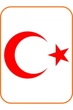 Ay Yıldız Hilal Bayrak Oto Sticker Büyük Boy 40x30 Cm Kırmızı Ay Yıldız Hilal Bayrak Oto Sticker Büyük Boy 40x30 Cm Kırmızı