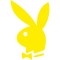 Playboy Oto Sticker Sarı