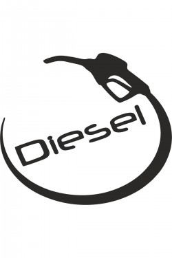 Depo Disel Sticker Oto Sticker Siyah Depo Disel Sticker Oto Sticker Siyah