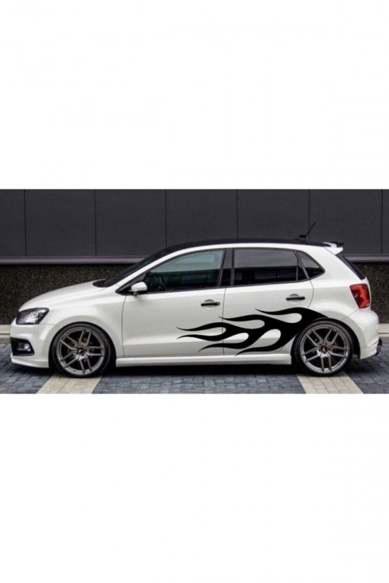 Araba Araç Yan Çamurluk Çift Yön 40x118cm Alev Rüzgar Ford Golf Opel Bmw Sticker Yapışkan Araba Araç Yan Çamurluk Çift Yön 40x118cm Alev Rüzgar Ford Golf Opel Bmw Sticker Yapışkan