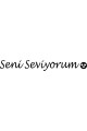Ayna Dekorasyon Sticker- Seni Seviyorum 40cmx5cm