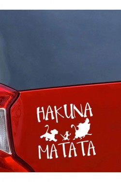 Hakuna Matata Oto Sticker 15cm