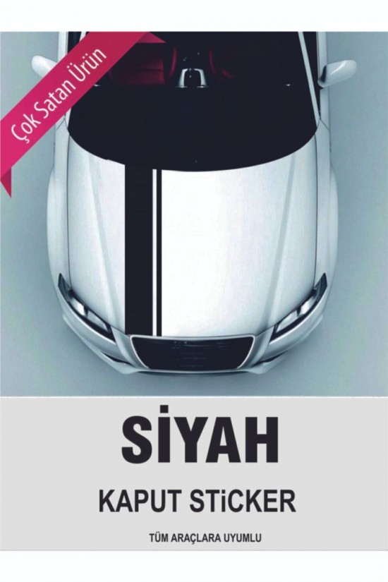 Master Desıgn Dennison Sticker Ön Kaput Siyah 068 Master Desıgn Dennison Sticker Ön Kaput Siyah 068