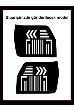 Uno İçin özel yeni uyumlu Aksesuar Stop Farı Led Görünümlü Folyo Kaplama