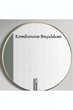 Ayna Dekorasyon Sticker- Kombinine Bayıldım 40cmx4cm