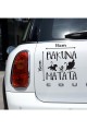 Hakuna Matata Oto özel yeni kaliteli Kaliteli Sticker Siyah 15 Cm Hakuna Matata Oto özel yeni kaliteli Kaliteli Sticker Siyah 15 Cm