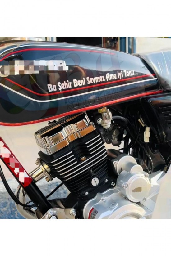 Bu Şehir Beni Sevmez Ama İyi Tanır... Motorsiklet yazı sticker araç arkası Bu Şehir Beni Sevmez Ama İyi Tanır... Motorsiklet yazı sticker araç arkası