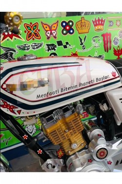 Menfaati Bitenin İhaneti Başlar. Motorsiklet yazı sticker araç arkası