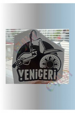 Yeni çeri sticker siyah renk
