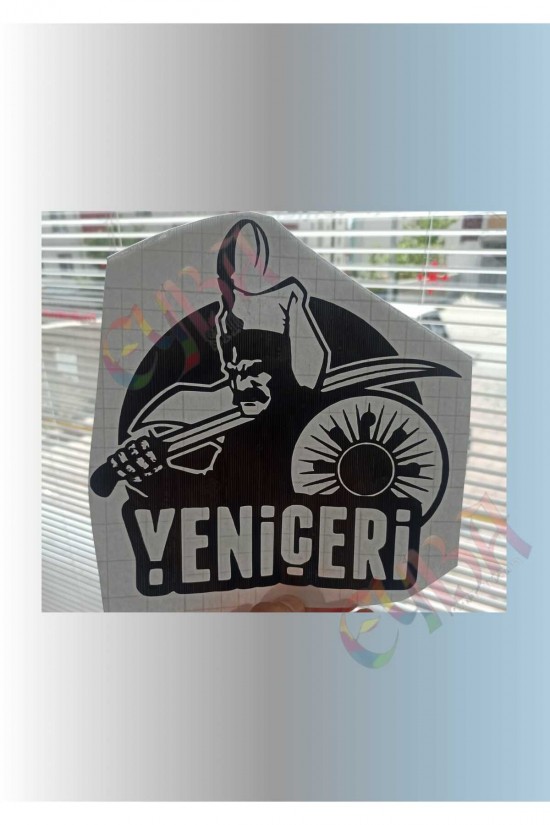 Yeni çeri sticker siyah renk