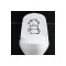 İnek Klozet Sticker
