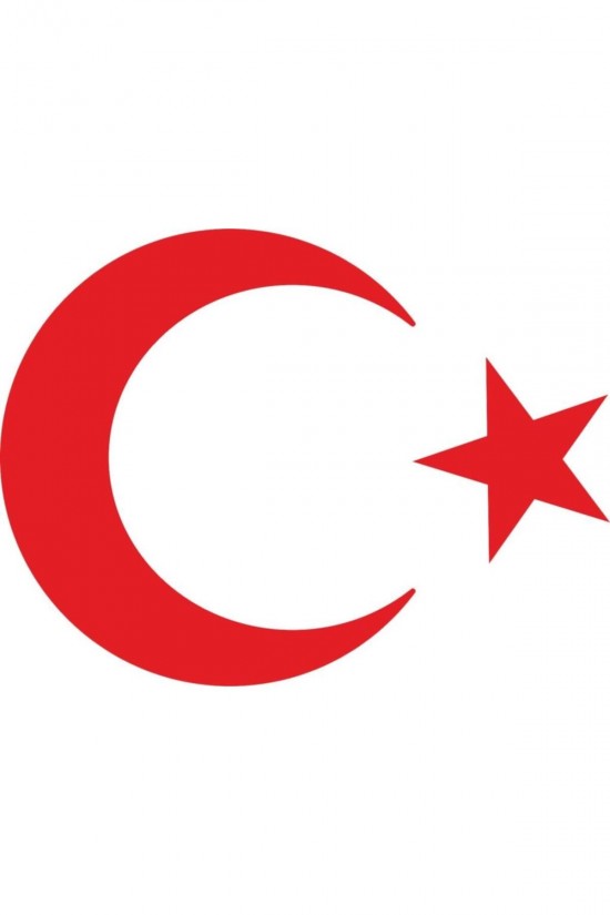 Türk Bayrağı Sticker Ay Yıldız Araba Oto Sticker 20 Cm X 15 Cm