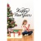 Happy New Year Temalı Vitrin Cam Sticker Dekorasyon 90 X 50 Model 3 Siyah