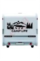 Camp Life Sticker 120X50 1 Adet Oto Sticker - Kamp Karavan Sticker Duvar Sticker