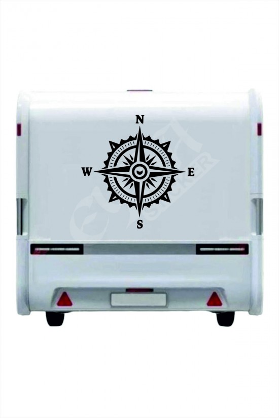 Pusula Sticker 60X60 cm 1 Adet Oto Sticker - Kamp Karavan Sticker Pusula Sticker 60X60 cm 1 Adet Oto Sticker - Kamp Karavan Sticker