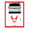 Venom  Araba, Motorsiklet, Kask, Laptop,cam Sticker 16x12 Cm VENOM YAZILI