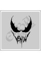 Venom  Araba, Motorsiklet, Kask, Laptop,cam Sticker 16x12 Cm VENOM YAZILI