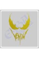 Venom  Araba, Motorsiklet, Kask, Laptop,cam Sticker 16x12 Cm VENOM YAZILI