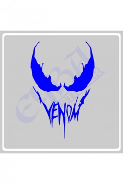 Venom  Araba, Motorsiklet, Kask, Laptop,cam Sticker 16x12 Cm VENOM YAZILI