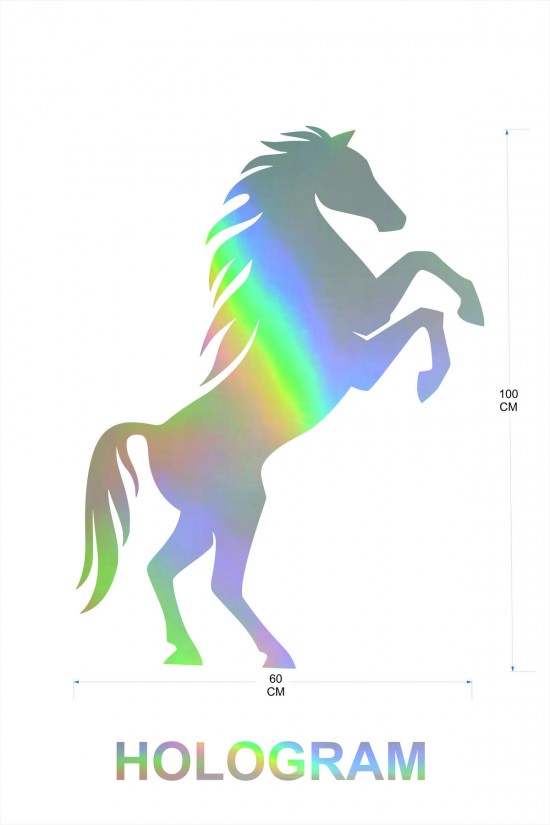 ŞAHA KALKMIŞ AT STİCKER ARAÇ ARABA DUVAR 100X60 CM ŞAHA KALKMIŞ AT STİCKER ARAÇ ARABA DUVAR 100X60 CM