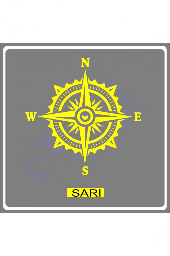 Pusula Sticker 60X60 cm 1 Adet Oto Sticker - Kamp Karavan Sticker Pusula Sticker 60X60 cm 1 Adet Oto Sticker - Kamp Karavan Sticker