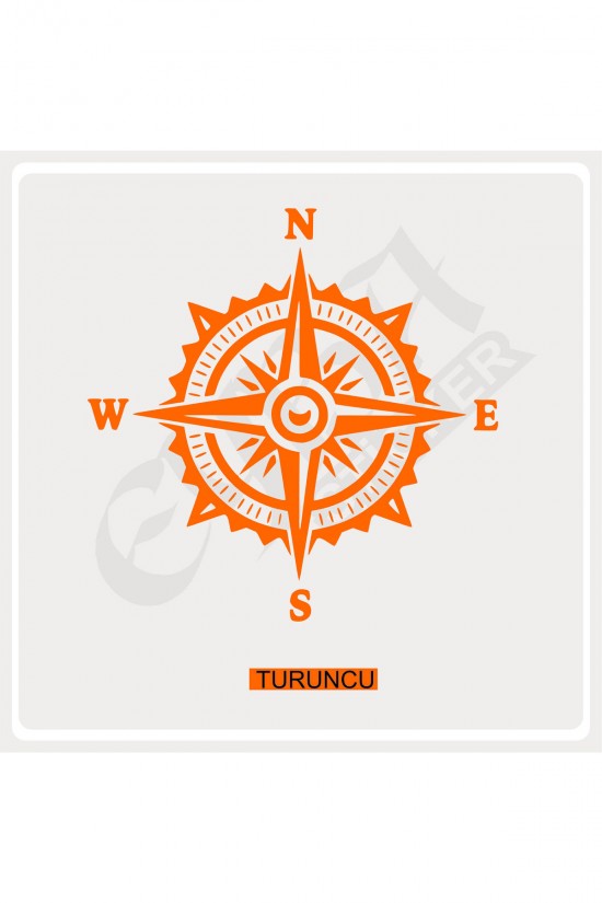 Pusula Sticker 60X60 cm 1 Adet Oto Sticker - Kamp Karavan Sticker Pusula Sticker 60X60 cm 1 Adet Oto Sticker - Kamp Karavan Sticker