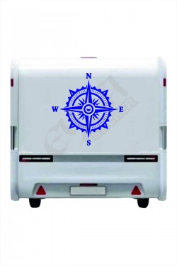 Pusula Sticker 60X60 cm 1 Adet Oto Sticker - Kamp Karavan Sticker