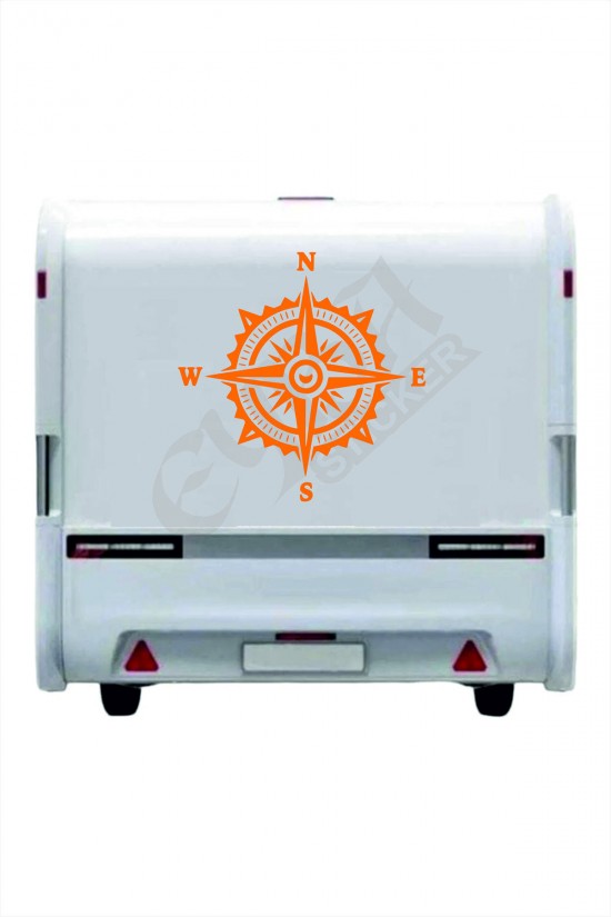 Pusula Sticker 60X60 cm 1 Adet Oto Sticker - Kamp Karavan Sticker Pusula Sticker 60X60 cm 1 Adet Oto Sticker - Kamp Karavan Sticker