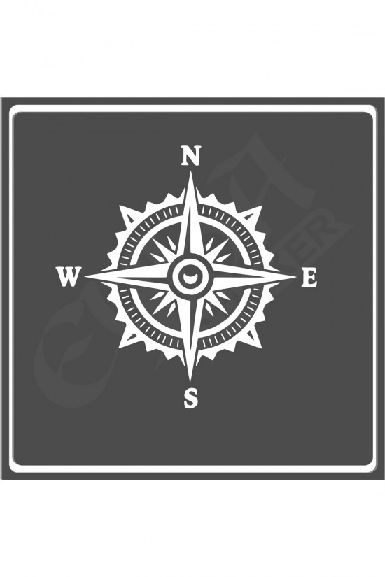 Pusula Sticker 60X60 cm 1 Adet Oto Sticker - Kamp Karavan Sticker Pusula Sticker 60X60 cm 1 Adet Oto Sticker - Kamp Karavan Sticker