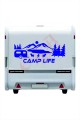 Camp Life Sticker 120X50 1 Adet Oto Sticker - Kamp Karavan Sticker Duvar Sticker