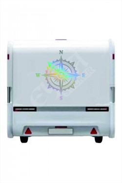 Pusula Sticker 60X60 cm 1 Adet Oto Sticker - Kamp Karavan Sticker