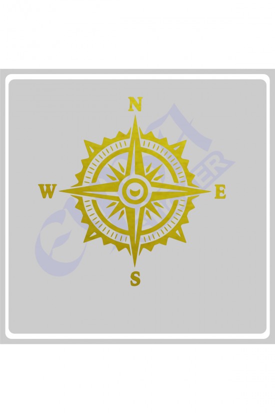 Pusula Sticker 60X60 cm 1 Adet Oto Sticker - Kamp Karavan Sticker Pusula Sticker 60X60 cm 1 Adet Oto Sticker - Kamp Karavan Sticker