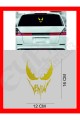 Venom  Araba, Motorsiklet, Kask, Laptop,cam Sticker 16x12 Cm VENOM YAZILI