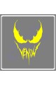 Venom  Araba, Motorsiklet, Kask, Laptop,cam Sticker 16x12 Cm VENOM YAZILI